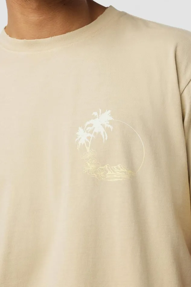 Tops and Sweaters Men Hudson Jeans Vintage Tee Sand Palm Tops and Sweaters Men Hudson Jeans Vintage Tee Sand Palm