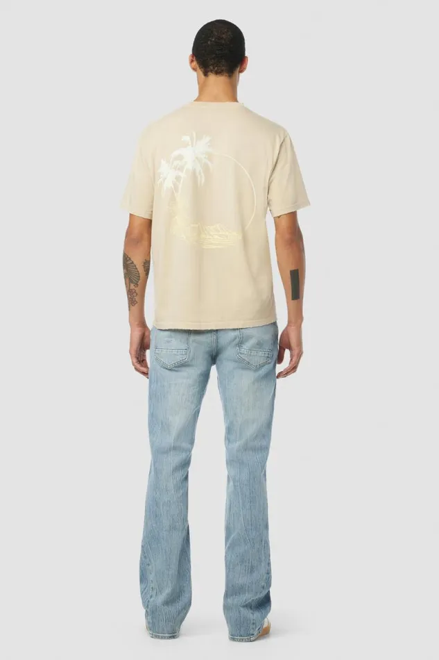 Tops and Sweaters Men Hudson Jeans Vintage Tee Sand Palm Tops and Sweaters Men Hudson Jeans Vintage Tee Sand Palm