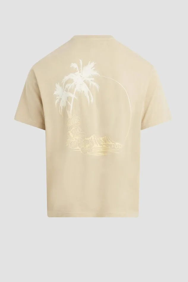 Tops and Sweaters Men Hudson Jeans Vintage Tee Sand Palm Tops and Sweaters Men Hudson Jeans Vintage Tee Sand Palm