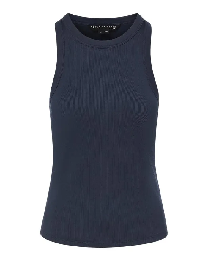 Tops and Tees Shop Veronica Beard Jordyn Tank Navy