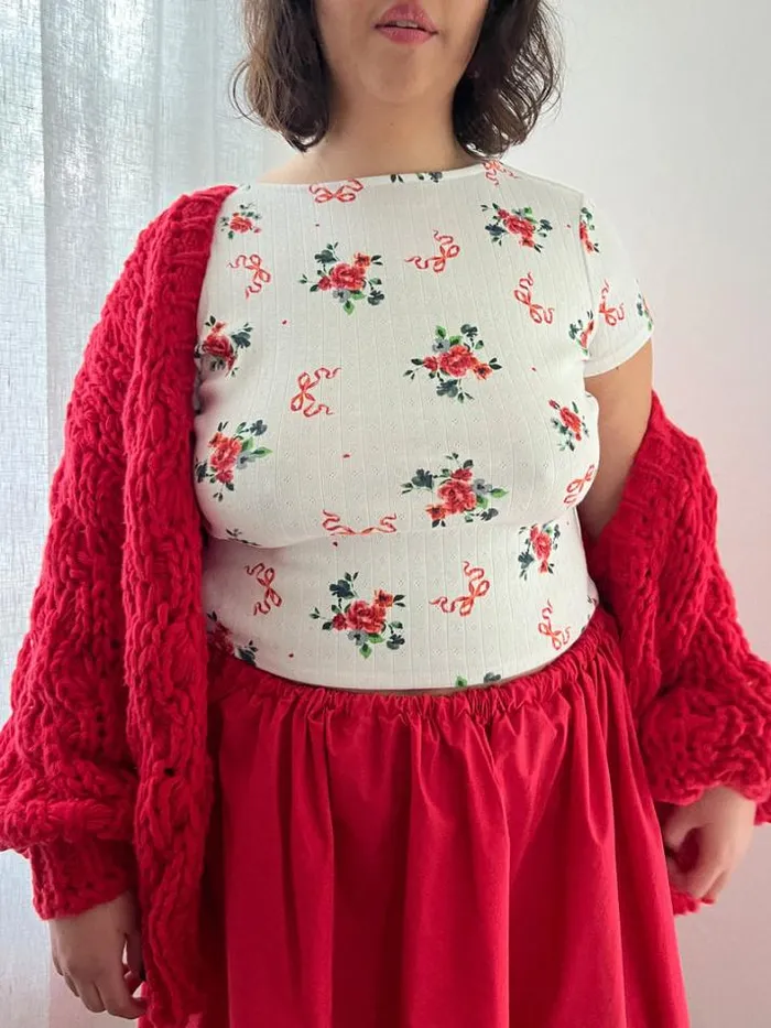 Tops Shop Lisa Says Gah Alex Pointelle Tee