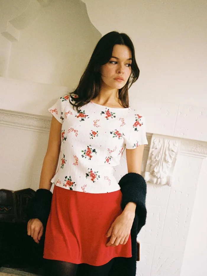 Tops Shop Lisa Says Gah Alex Pointelle Tee