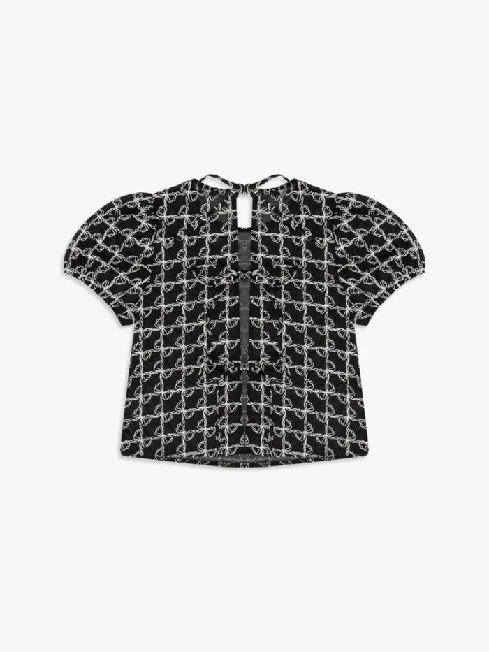 Tops Shop Lisa Says Gah Petra Bow Blouse