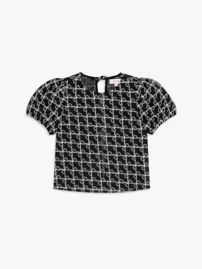Tops Shop Lisa Says Gah Petra Bow Blouse