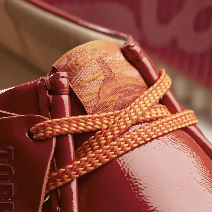 Torhill Bee Red Patent Women Clarks Platforms