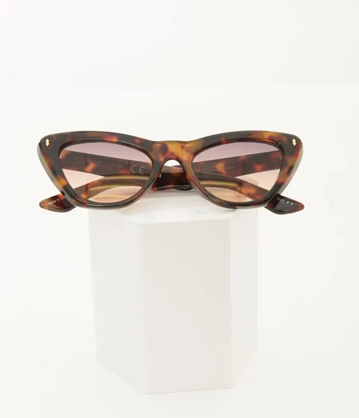 Tortoise Cat Eye Sunglasses Accessories Unique Vintage Sunglasses
