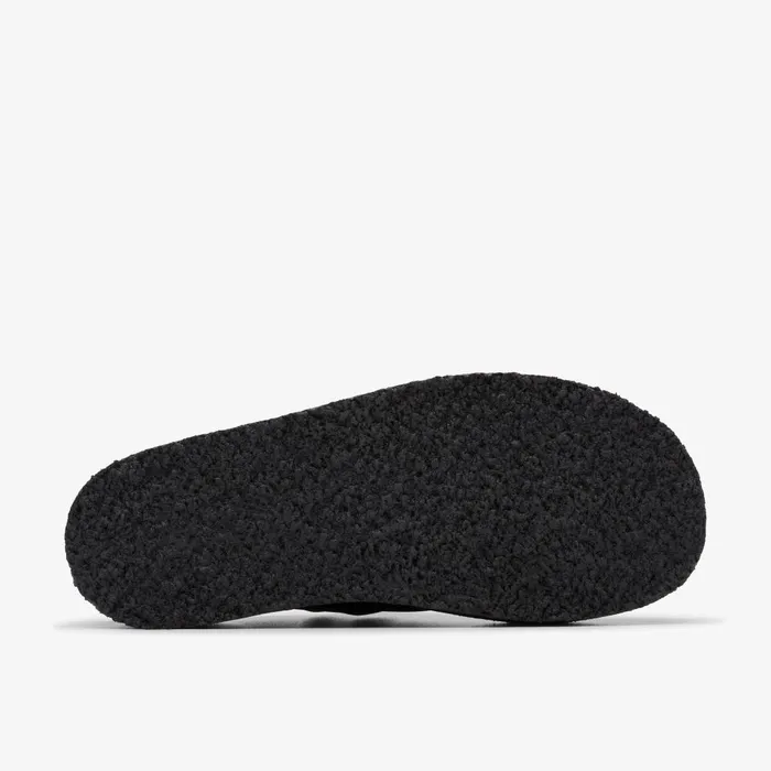 Trek Wedge Mule Black Suede Women Clarks Clogs and Mules