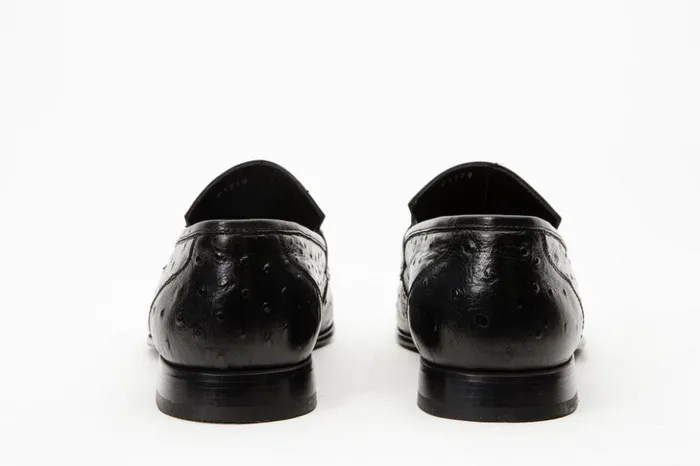 Vinci Leather Dress Shoes The Johannesburg Black Leather Dress Loafer Shoe 8211 Men