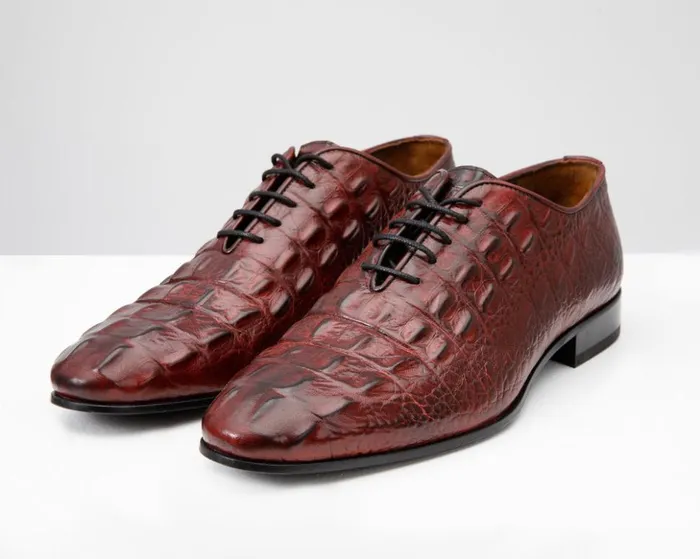 Vinci Leather Dress Shoes The Randor Burgundy Leather Oxford Shoe 8211 Men
