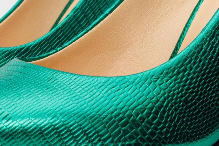 Vinci Leather Heels The Maple Green Leather Pump Fuchsia Sole Shoe 8211 Women