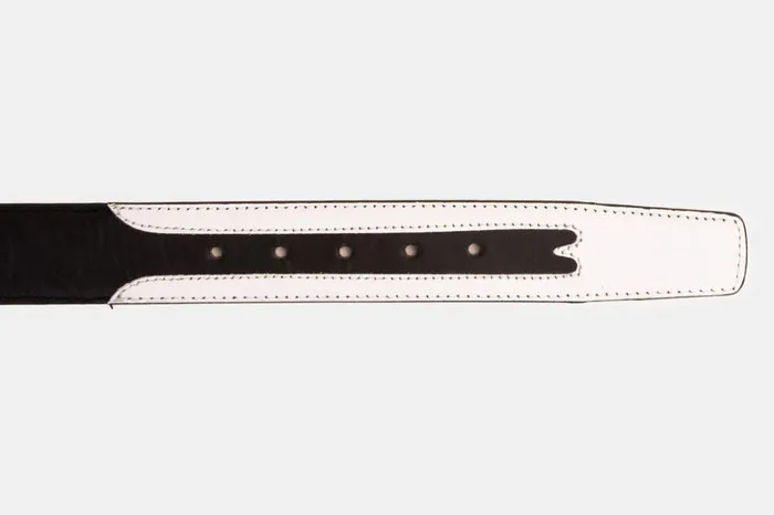 Vinci Leather Leather Belts The Neiva BlackWhite Leather Belt 8211 Men