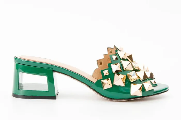 Vinci Leather Sandals The Balat Green Leather Sandal 8211 Women