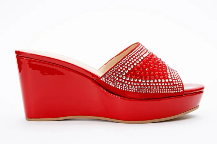 Vinci Leather Sandals The Barneveld Red Glitter Leather Wedge Heel Sandal 8211 Women Vinci Leather Sandals The Barneveld Red Glitter Leather Wedge Heel Sandal 8211 Women