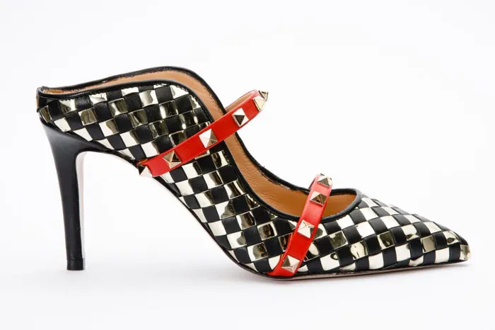 Vinci Leather Sandals The Dosso Black Handwoven Leather Pointy Toe Sandal 8211 Women