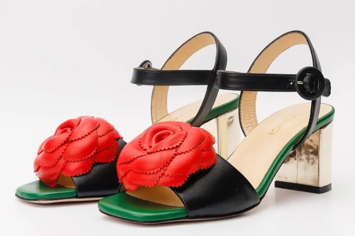 Vinci Leather Sandals The Salerno Black Leather Sandal 8211 Women