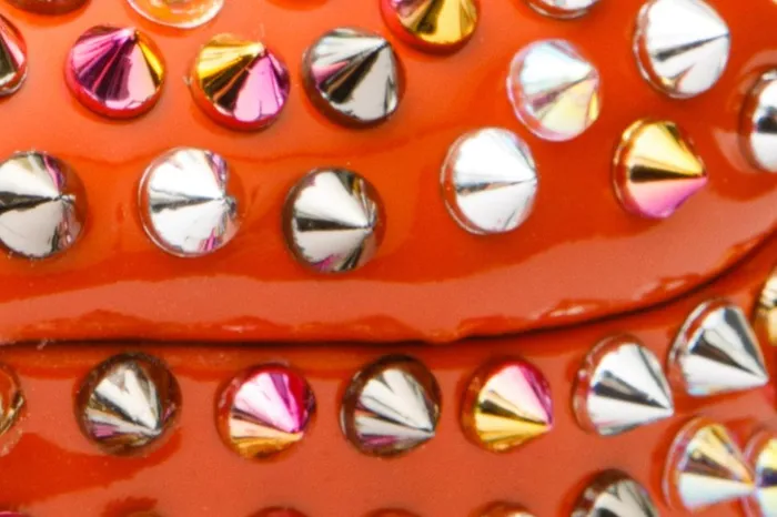 Vinci Leather Sandals The Tampico Orange Patent Leather Spike Platform Heel Sandal 8211 Women