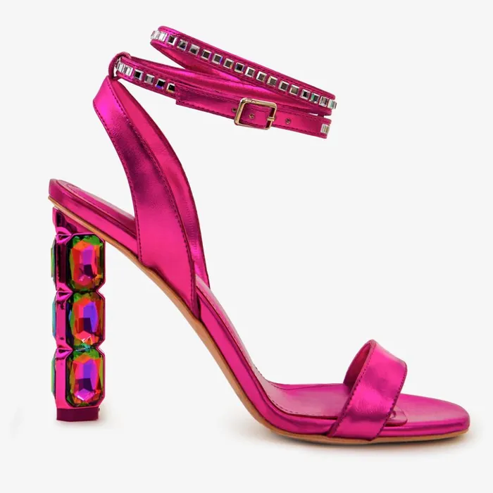 Vinci Leather Sandals The Torola Fuchsia Stony Heel Leather Sandal 8211 Women Vinci Leather Sandals The Torola Fuchsia Stony Heel Leather Sandal 8211 Women
