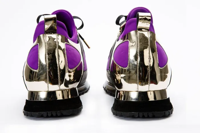 Vinci Leather Sneakers The Emir Purple Leather Sneaker Limited Edition 8211 Men