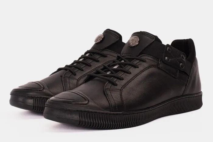 Vinci Leather Sneakers The Mumbai Black Leather Sneaker 8211 Men