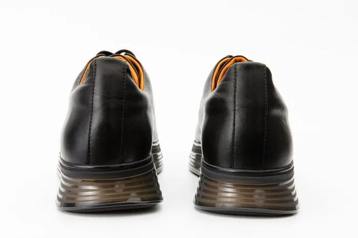 Vinci Leather Sneakers The Peklin Black Leather Sneaker 8211 Men