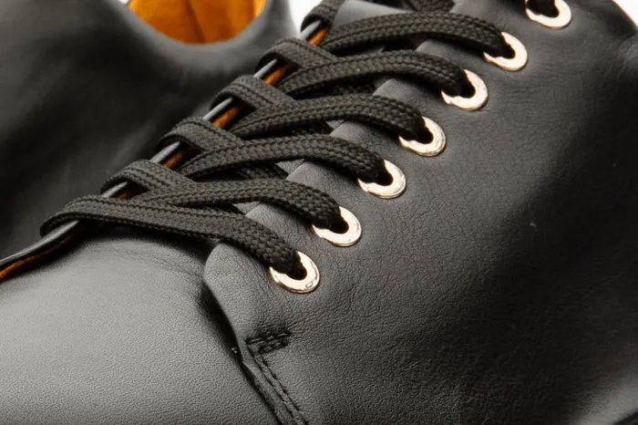 Vinci Leather Sneakers The Peklin Black Leather Sneaker 8211 Men