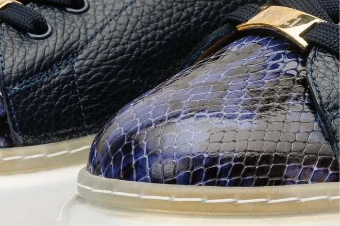 Vinci Leather Sneakers The Venezia Dark Blue Leather Sneaker 8211 Women