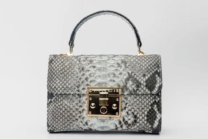 Vinci Leather Women Bags The Queen Natural Pythn Leather Hanbag 8211 Women
