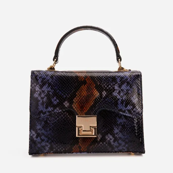 Vinci Leather Women Bags The Venezia Navy Blue Leather Snk Handbag 8211 Women