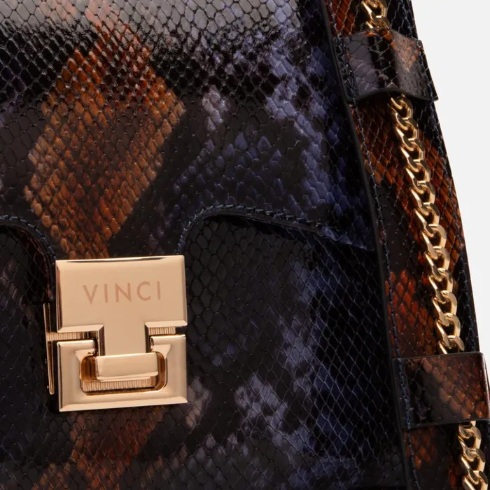 Vinci Leather Women Bags The Venezia Navy Blue Leather Snk Handbag 8211 Women