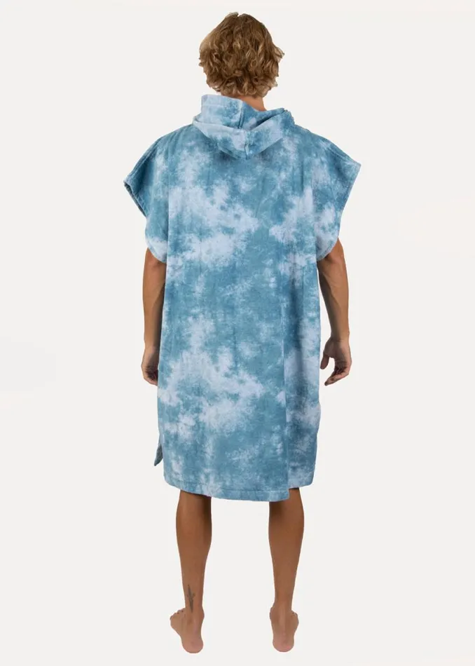 Vissla Changing Towel Poncho Blt 8211 Blue Tie Dye Men Vissla Accessories