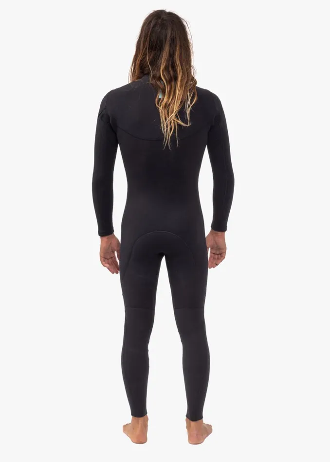 Vissla X Axxe 33 U Zip Full Wetsuit Black Men Vissla Wetsuits