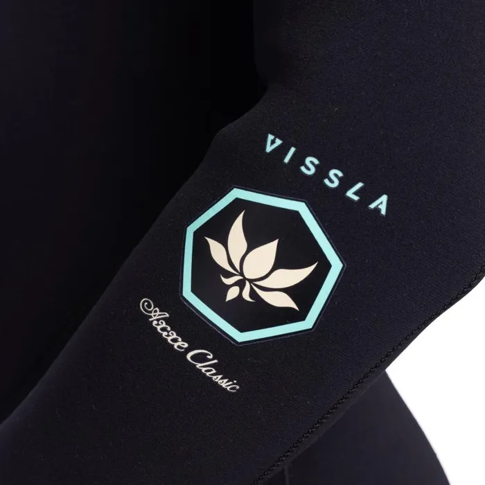 Vissla X Axxe 33 U Zip Full Wetsuit Black Men Vissla Wetsuits