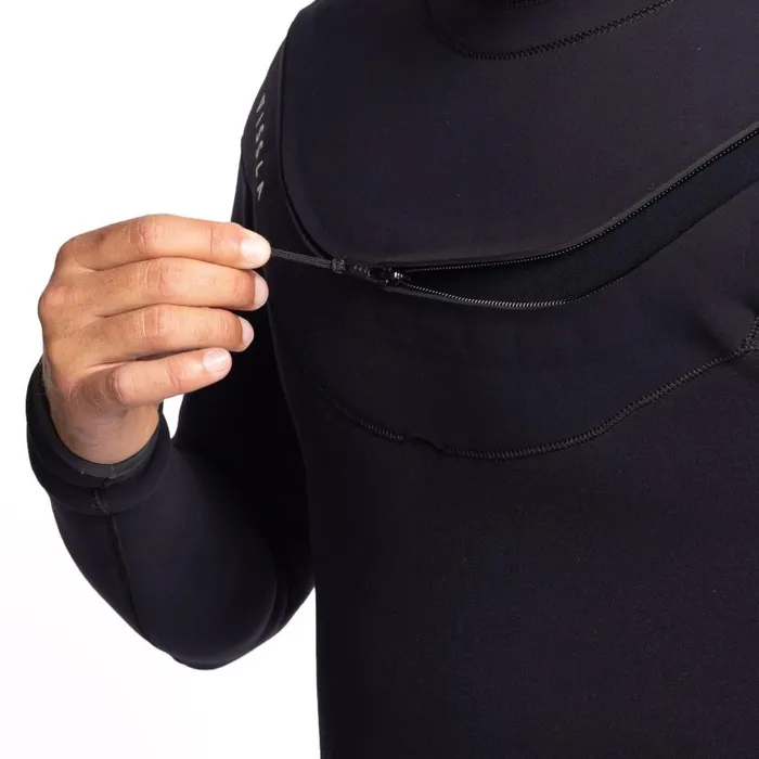 Vissla X Axxe 33 U Zip Full Wetsuit Black Men Vissla Wetsuits