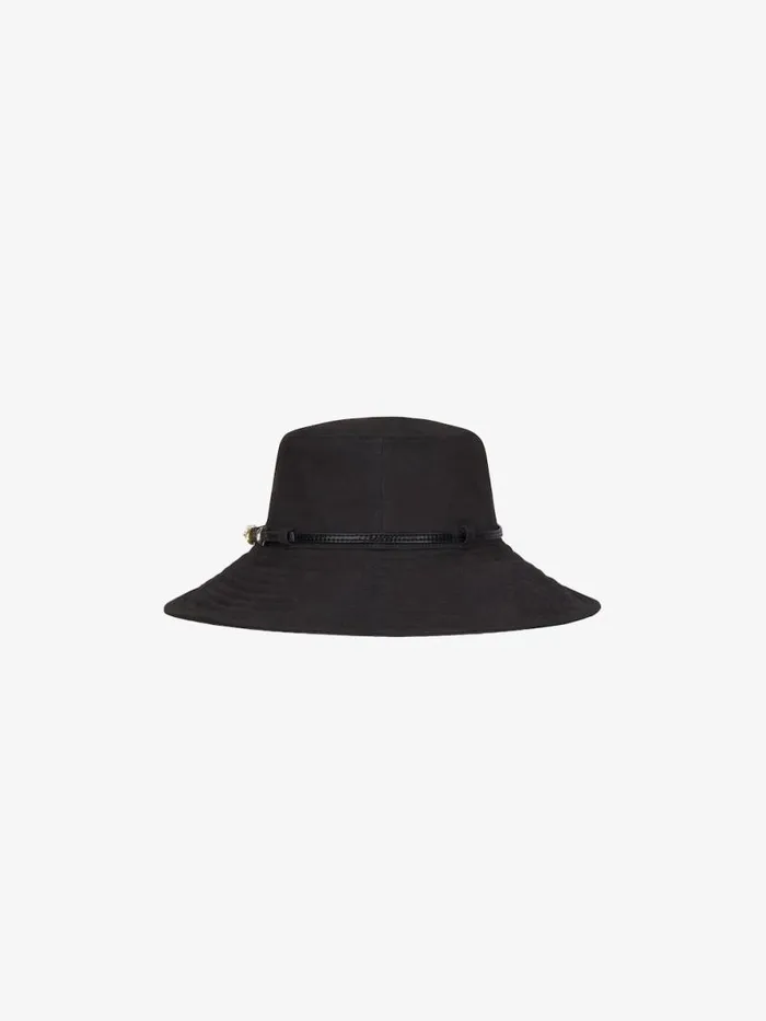 Voyou Capeline In Canvas Black Women Givenchy Beanies and Caps