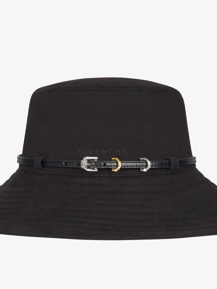Voyou Capeline In Canvas Black Women Givenchy Beanies and Caps