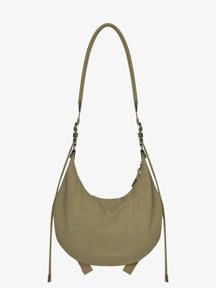 Voyou Crossbody Bag In Canvas Khaki Men Givenchy Crossbody Bags
