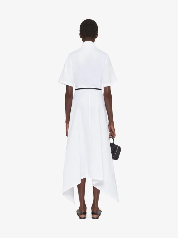 Voyou Dress In Poplin White Women Givenchy Dresses