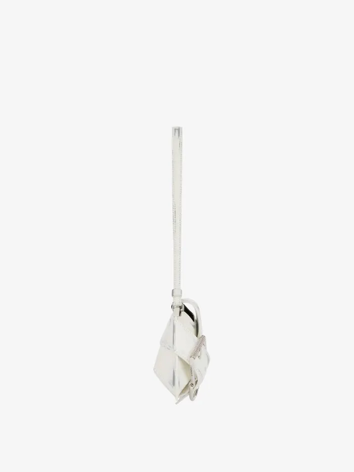 Voyou Shoulder Flap Bag In Leather With Floral Pattern Ivory Women Givenchy Shoulder Bags