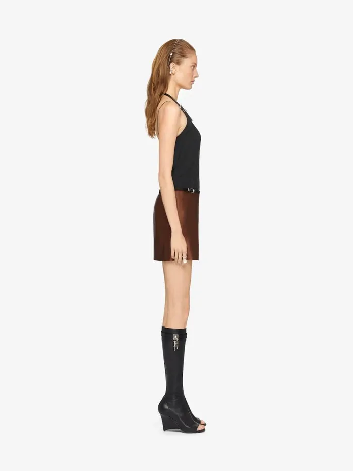 Voyou Top In Cotton Taffetas Black Women Givenchy Tops and Shirts