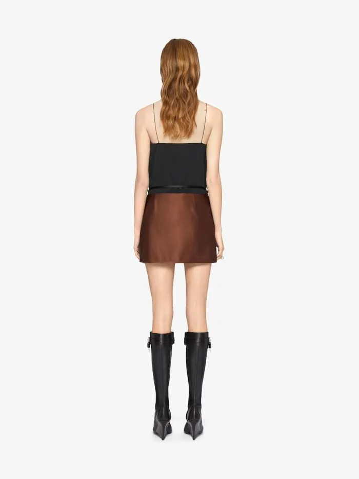 Voyou Top In Cotton Taffetas Black Women Givenchy Tops and Shirts