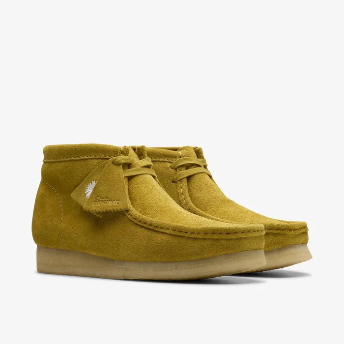 Wallabee Boot Olive Suede Men Clarks Wallabees