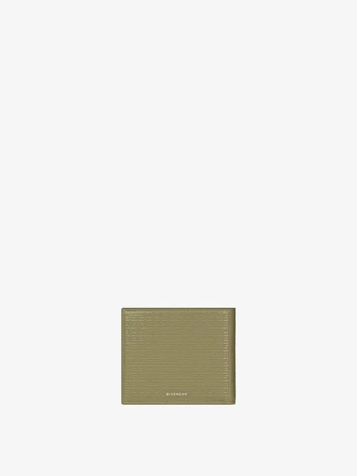 Wallet In 4g Micro Leather Khaki Men Givenchy Wallets and Card Holders