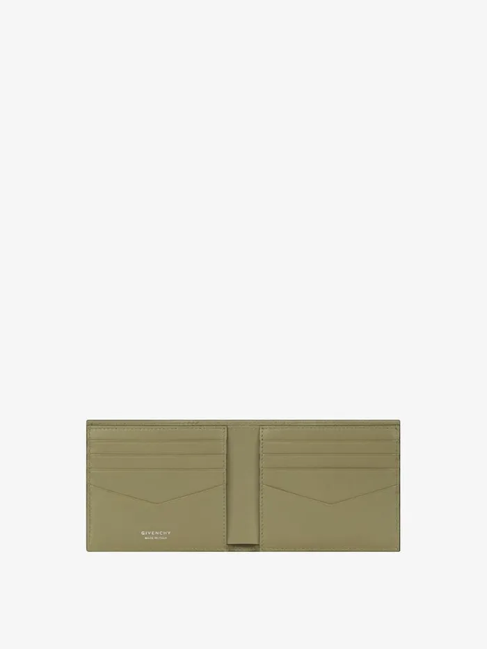 Wallet In 4g Micro Leather Khaki Men Givenchy Wallets and Card Holders