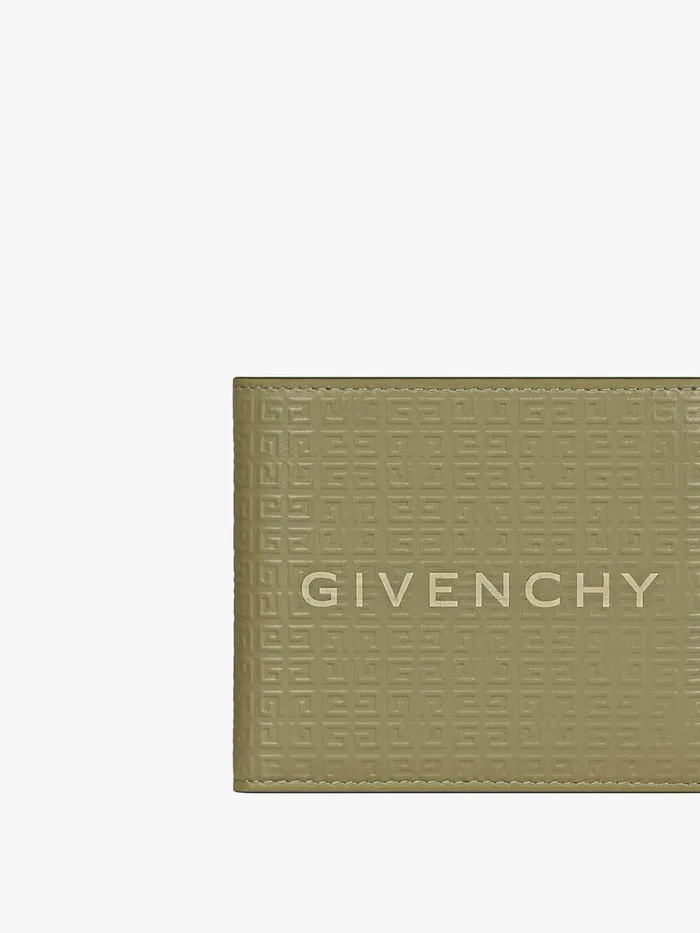 Wallet In 4g Micro Leather Khaki Men Givenchy Wallets and Card Holders