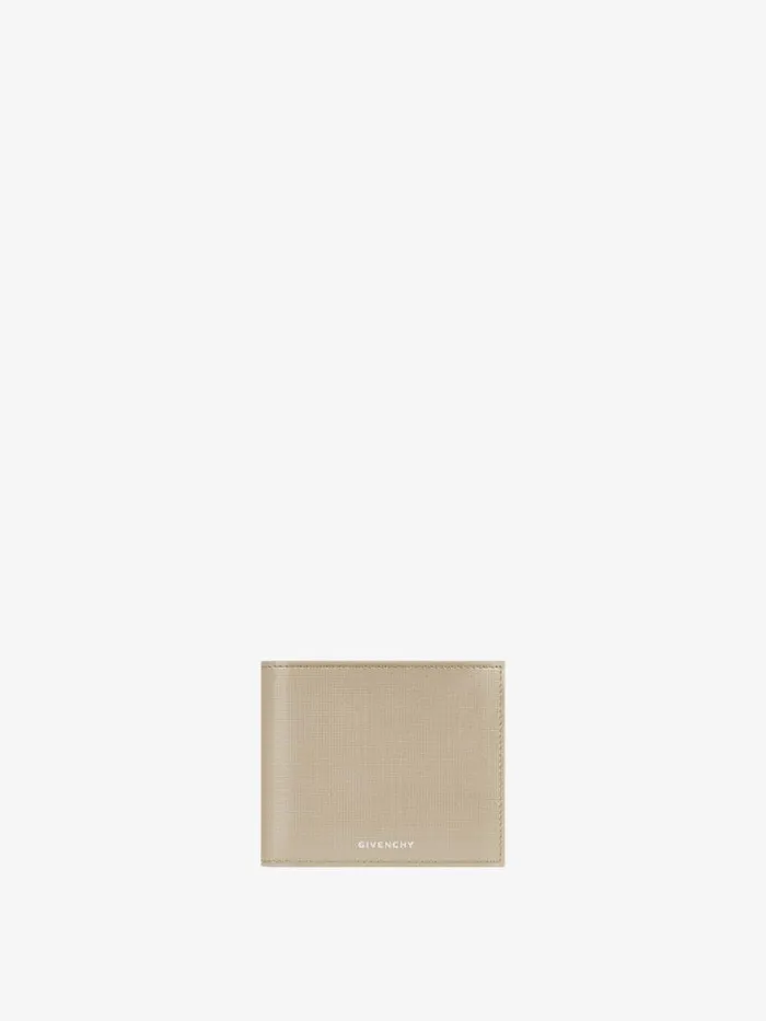Wallet In Classic 4g Leather Beigegrey Men Givenchy Wallets and Card Holders