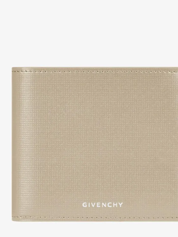 Wallet In Classic 4g Leather Beigegrey Men Givenchy Wallets and Card Holders