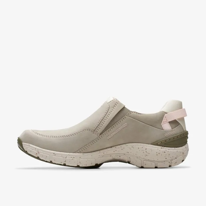 Wave Plateau Stone Nubuck Women Clarks Sneakers
