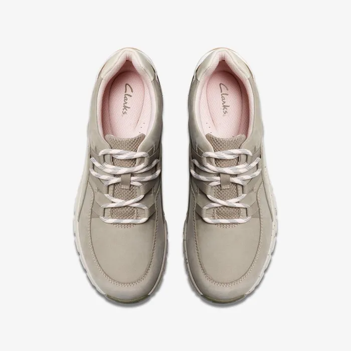 Wave Range Stone Nubuck Women Clarks Sneakers