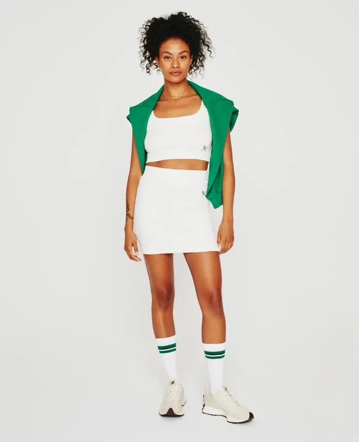 Weddington Tank Eb Racket Club Emblem White Cl Women AG Jeans Tees and Tanks Weddington Tank Eb Racket Club Emblem White Cl Women AG Jeans Tees and Tanks