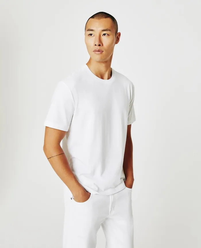 Wesley Crew True White Men AG Jeans Tees